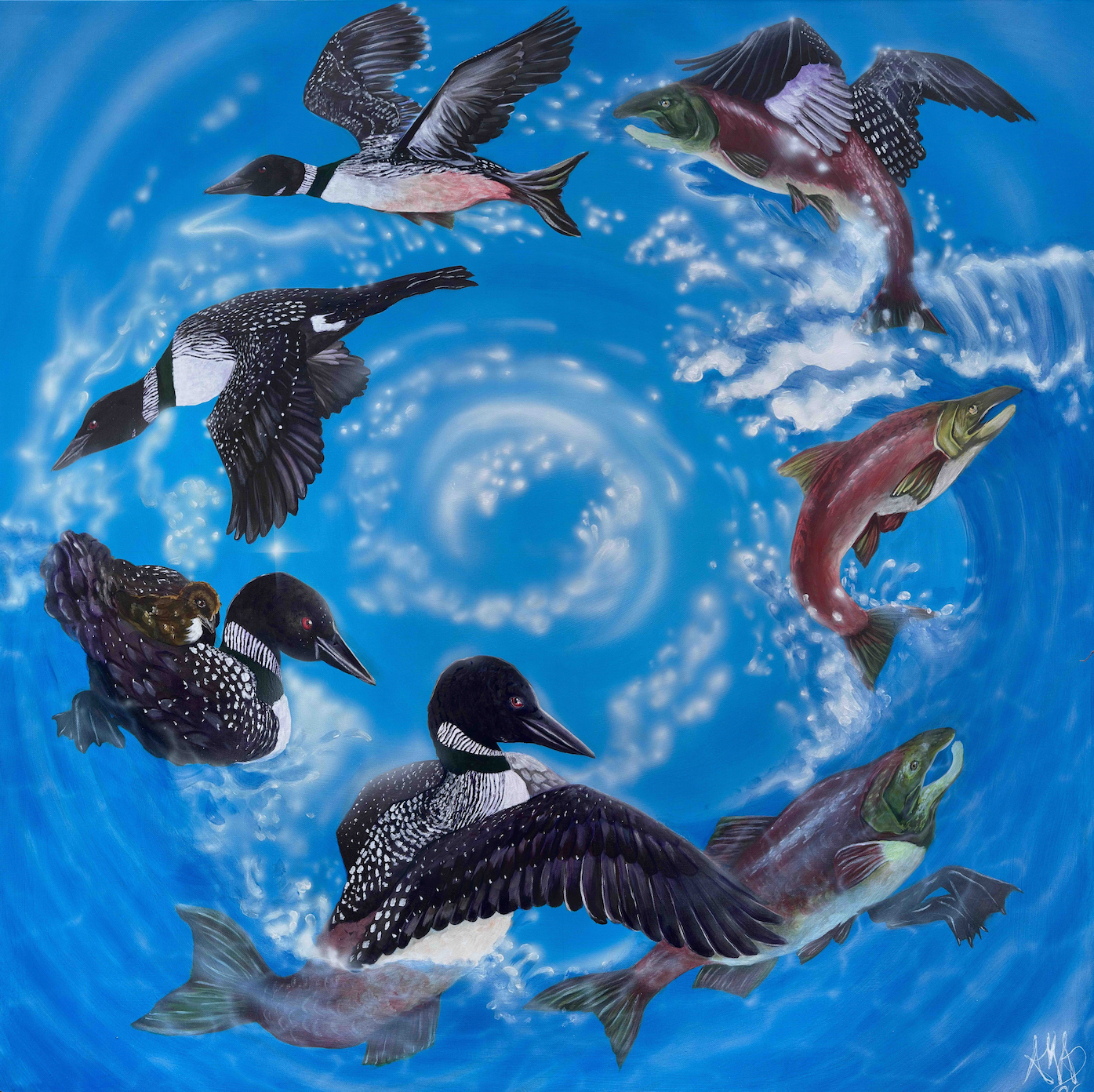 Dance of Migration - Original Painting